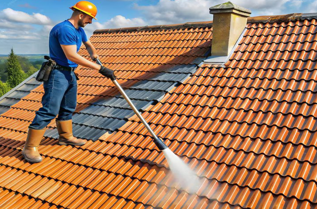 Storm Proof Roofing- Moss removal